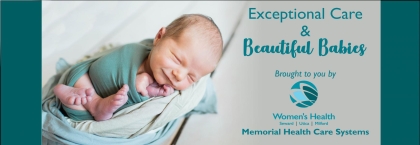 exceptional care logo with baby